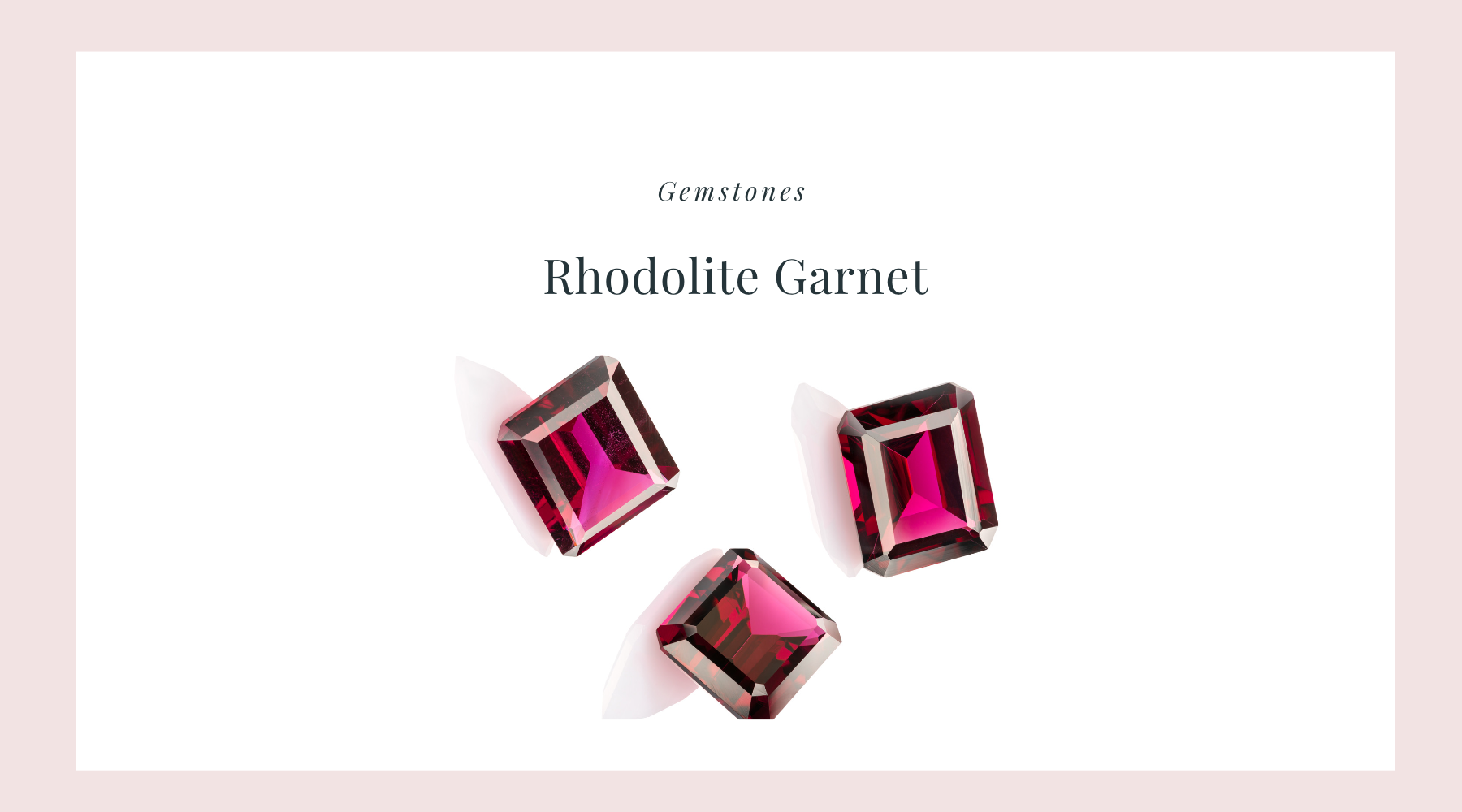 Rhodiolite garnet