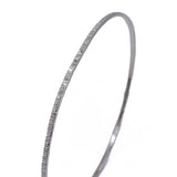 The Original closed birch tree bark bangle bracelet sterling silver