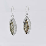 Sterling Silver Labradorite Dangle Earrings