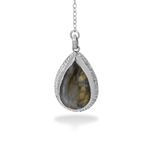 Sterling Silver Labradorite Pendant VII