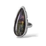 Sterling Silver Labradorite Ring III